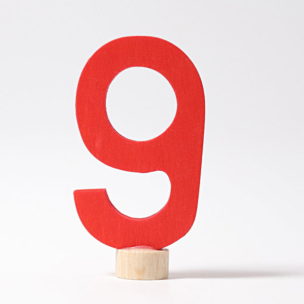 Figure Red Number 9