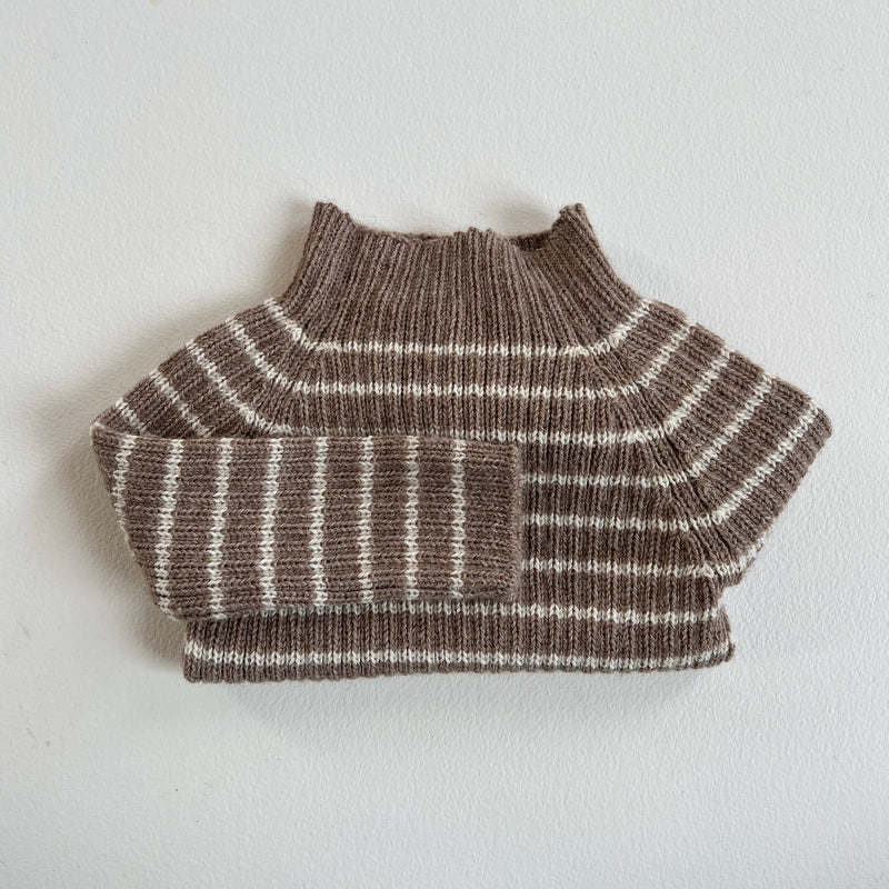 Rib Sweater Striped