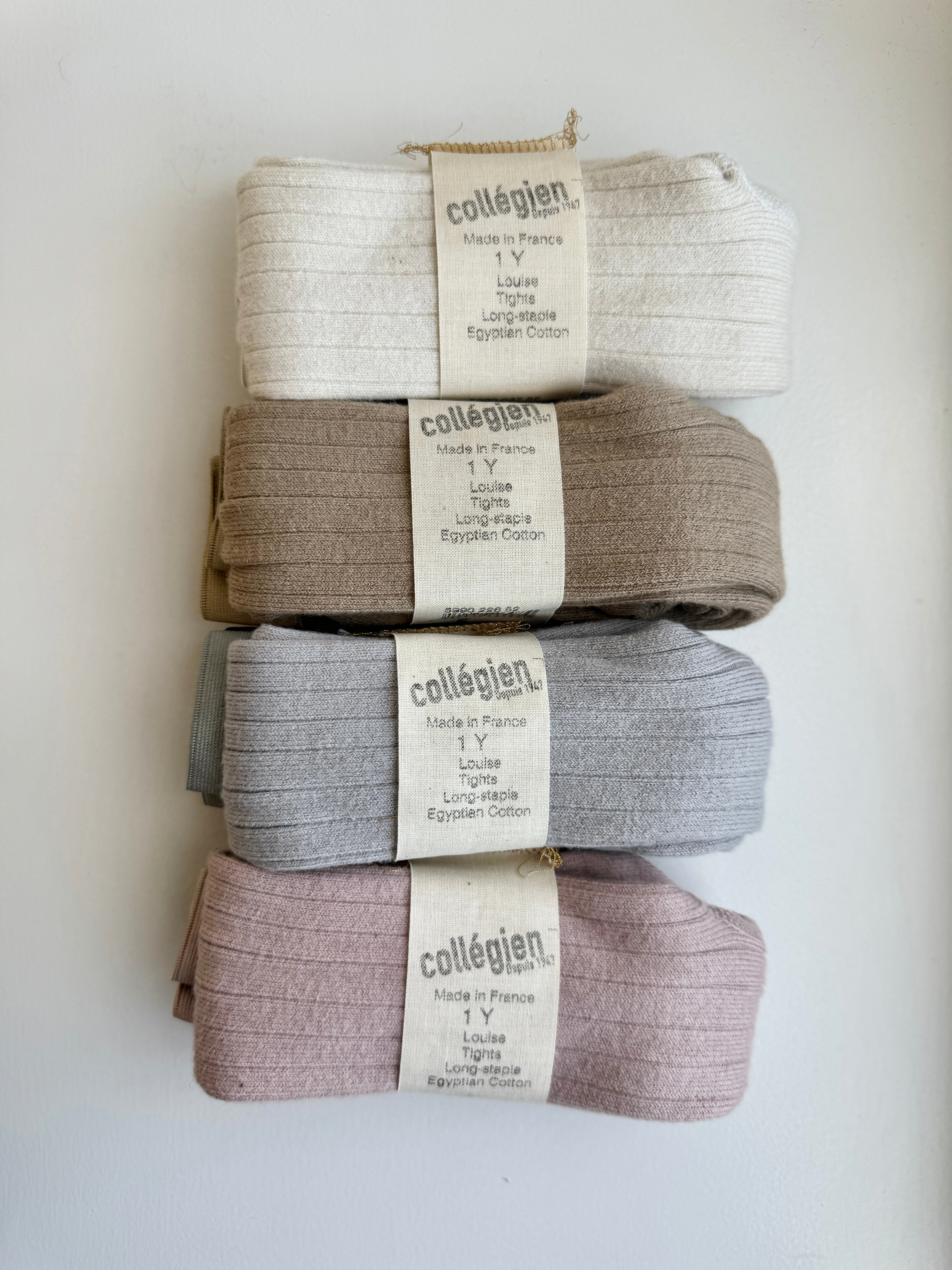 Collégien strømpebukser i bomuld: Grågrøn