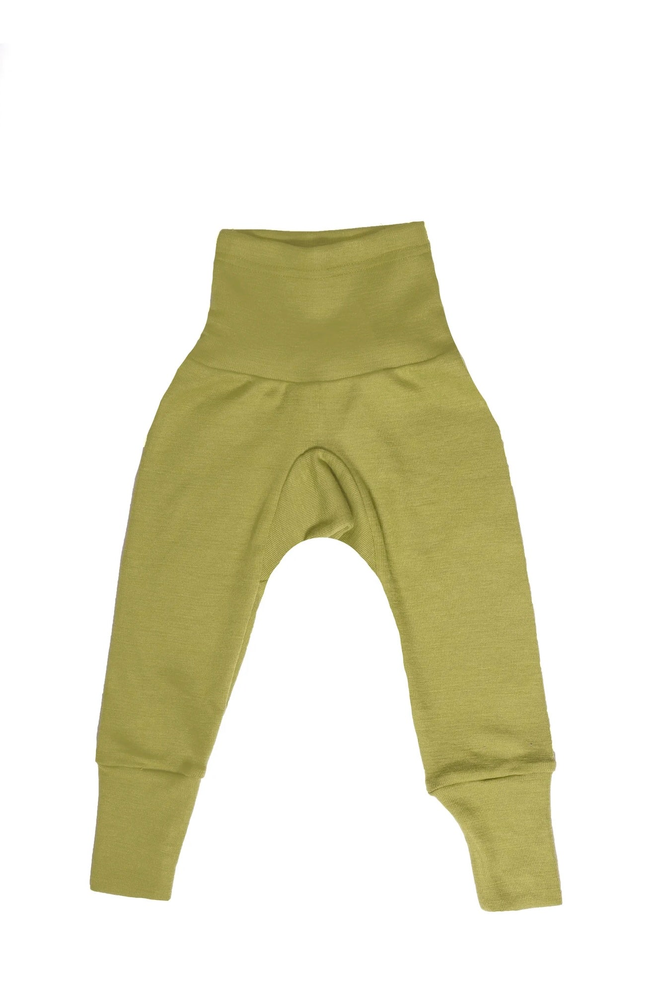 Bukser uld/silke - grøn