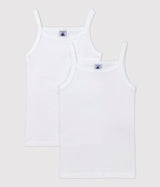 2-Pack cotton top with straps