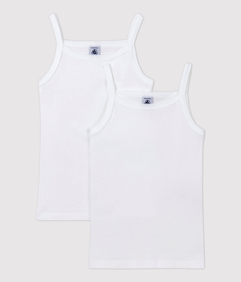 2-Pack cotton top with straps