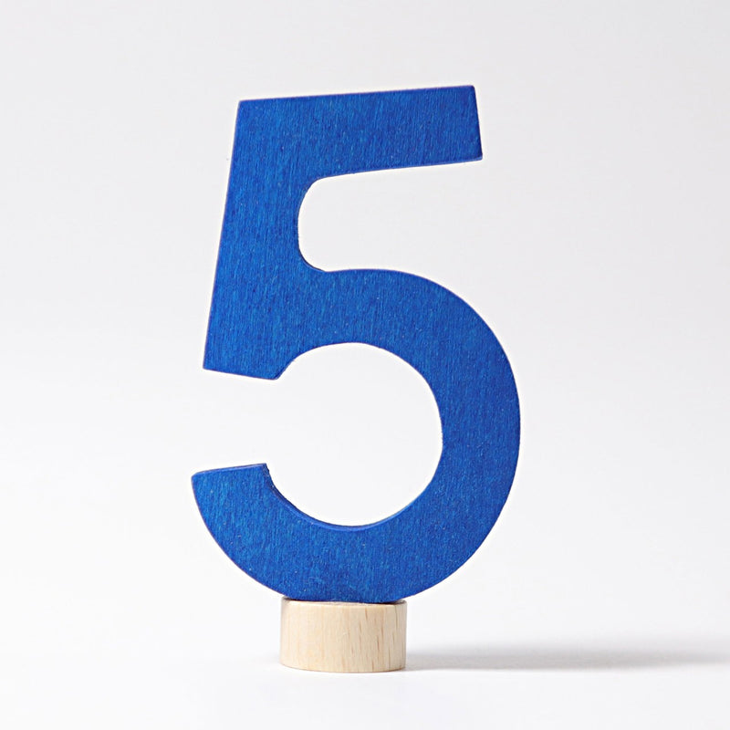 Figure Blue Number 5