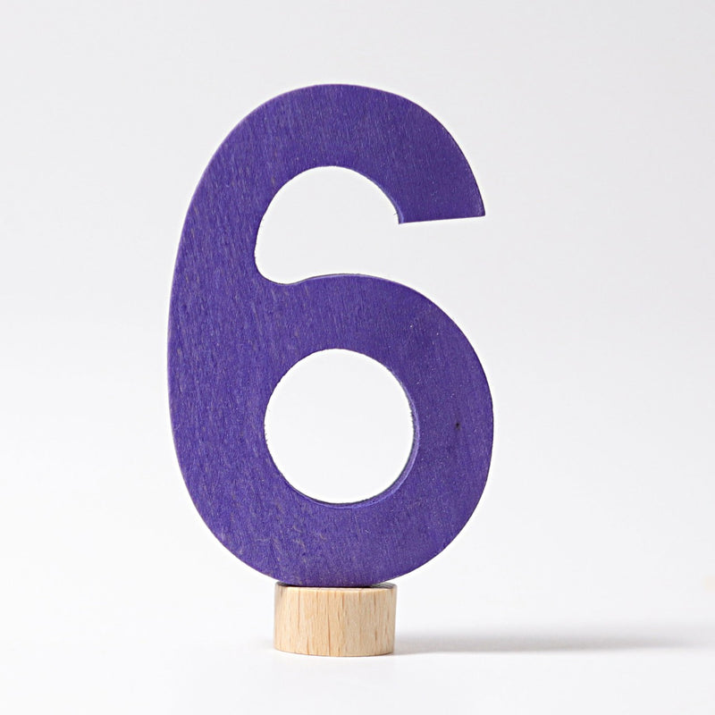 Figure Purple Number 6