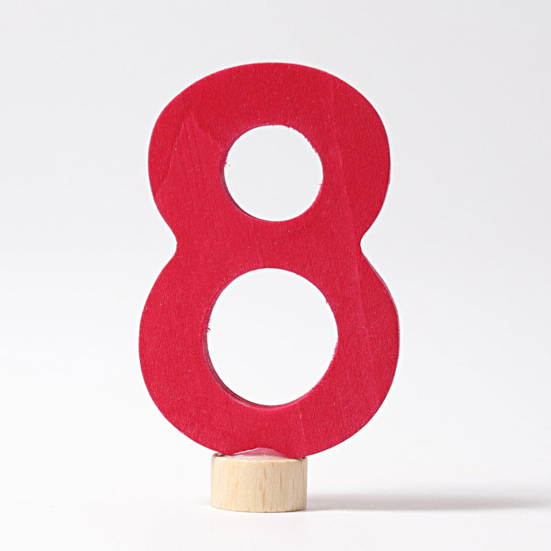 Figure Red Number 8